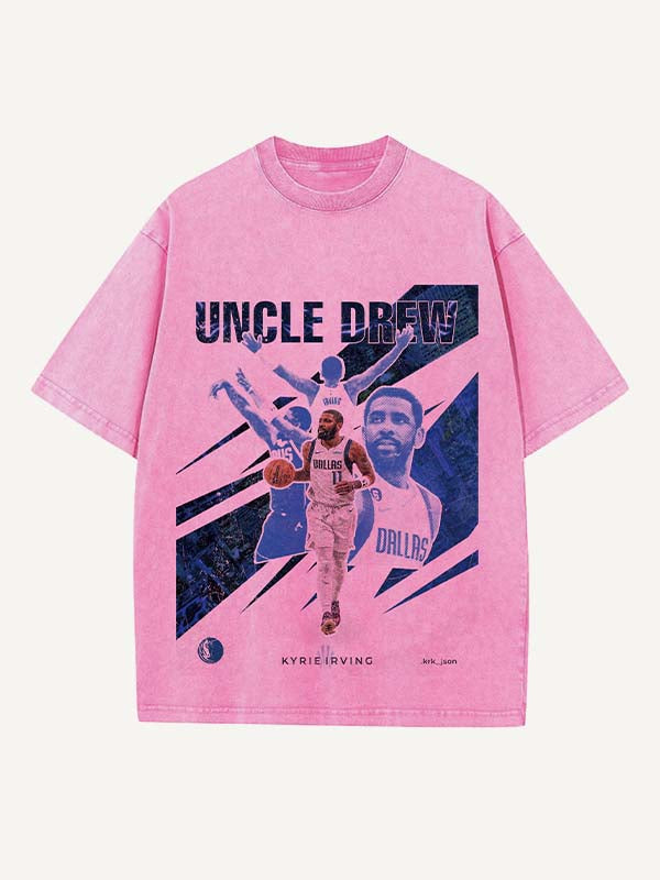 Kyrie Irving Print Round Neck T-shirt