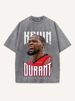 Kevin Durant Print Round Neck T-shirt