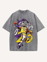 LeBron James Print Round Neck T-shirt