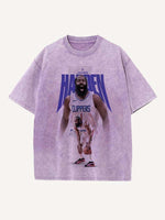 James Harden Print Round Neck T-shirt