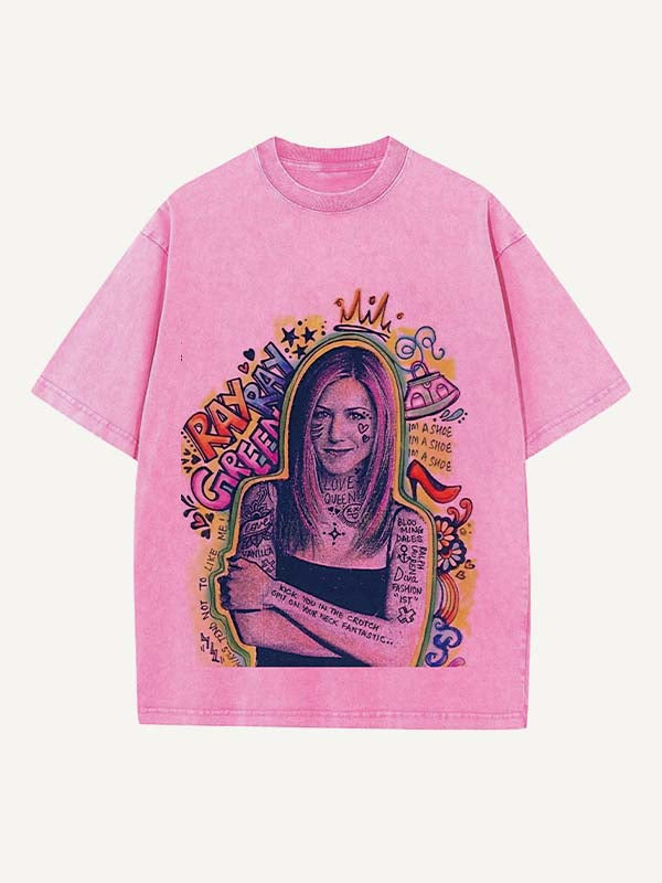 Friends Print Round Neck T-shirt