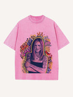 Friends Print Round Neck T-shirt