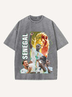 Sadio Mané Print Round Neck T-shirt