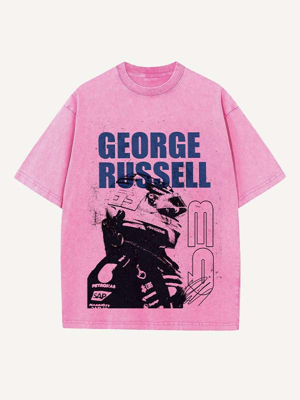George Russell Print Round Neck T-shirt