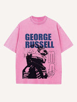 George Russell Print Round Neck T-shirt