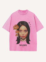 Euphoria Print Round Neck T-shirt