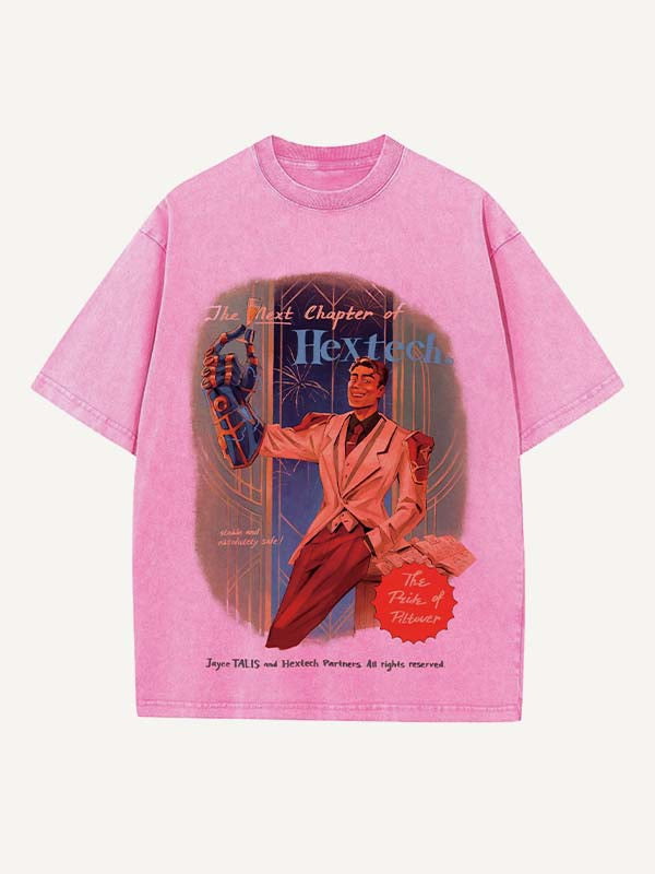 Arcane Print Round Neck T-shirt