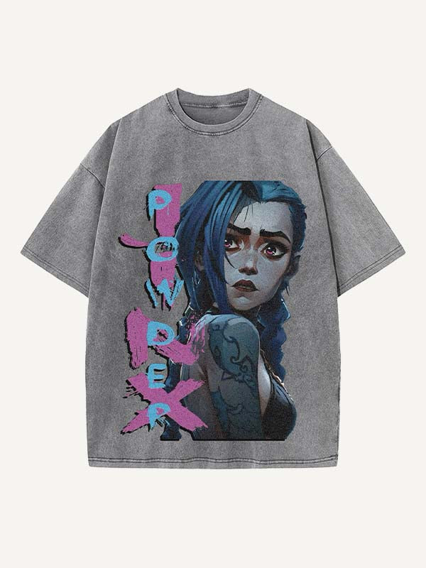 Arcane Print Round Neck T-shirt