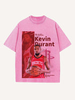 Kevin Durant Print Round Neck T-shirt