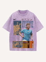 Kevin De Bruyne Print Round Neck T-shirt