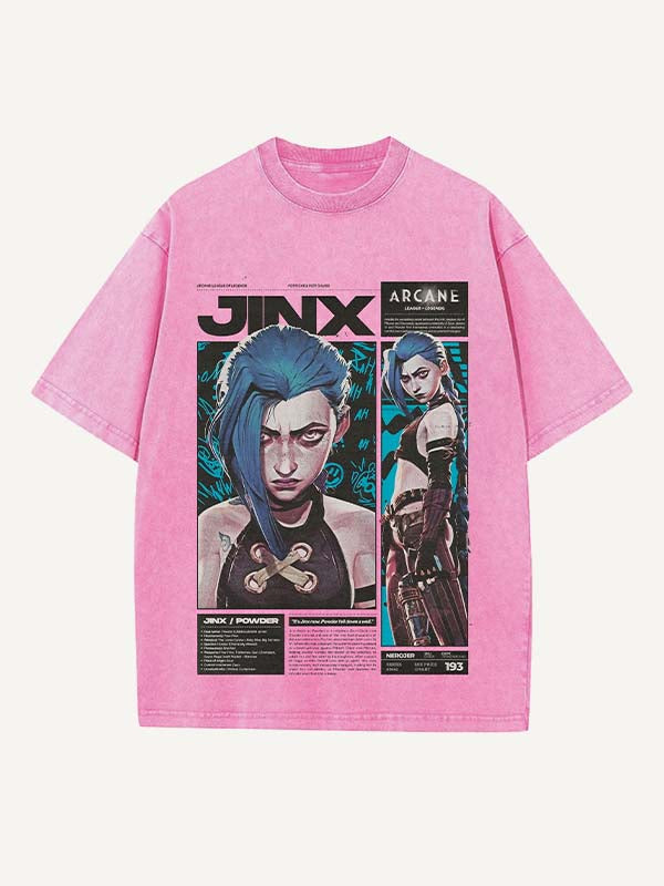 Arcane Print Round Neck T-shirt