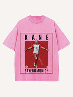 Harry Kane Print Round Neck T-shirt
