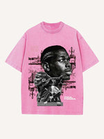 Paul Pogba Print Round Neck T-shirt
