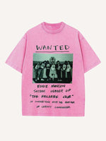 Stranger Things Print Round Neck T-shirt