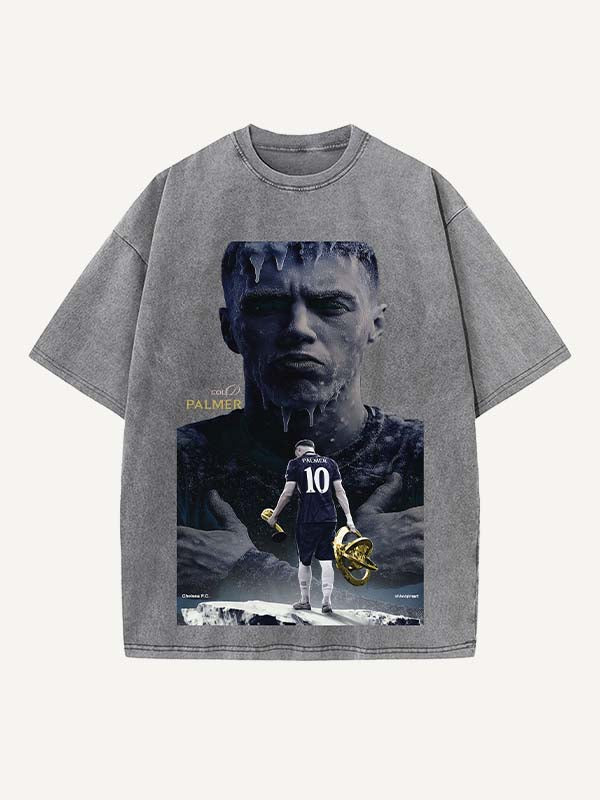 Cole Palmer Print Round Neck T-shirt