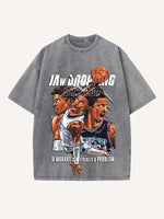 Ja Morant Print Round Neck T-shirt