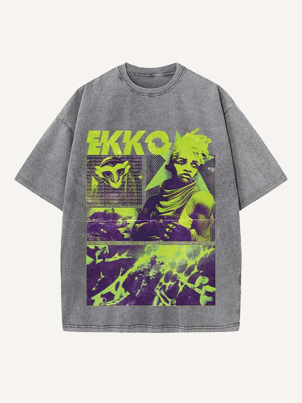Arcane Print Round Neck T-shirt