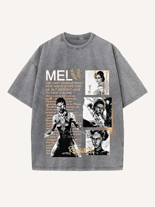 Arcane Print Round Neck T-shirt