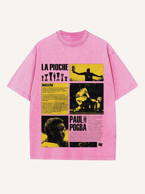 Paul Pogba Print Round Neck T-shirt
