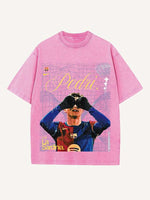 Pedri Print Round Neck T-shirt