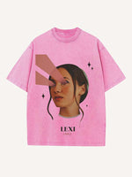 Euphoria Print Round Neck T-shirt