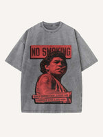 Diego Maradona Print Round Neck T-shirt