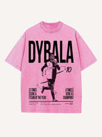 Paulo Dybala Print Round Neck T-shirt