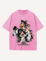 Paulo Dybala Print Round Neck T-shirt