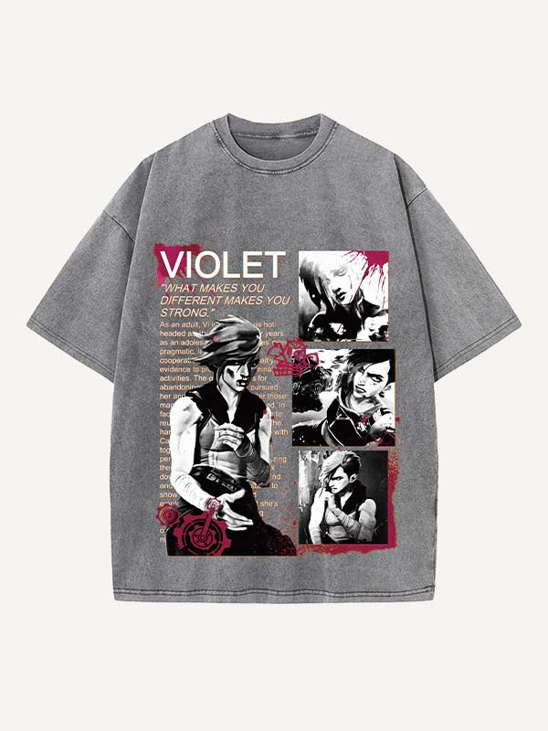 Arcane Print Round Neck T-shirt
