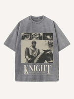 A Knight of the Seven Kingdoms Print Round Neck T-shirt