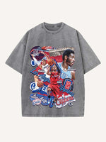 Chris Paul Print Round Neck T-shirt