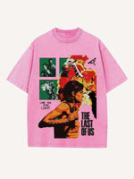 The Last of Us Print Round Neck T-shirt
