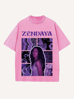 Euphoria Print Round Neck T-shirt