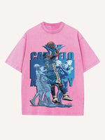 Carmelo Anthony Print Round Neck T-shirt
