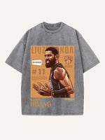 Kyrie Irving Print Round Neck T-shirt