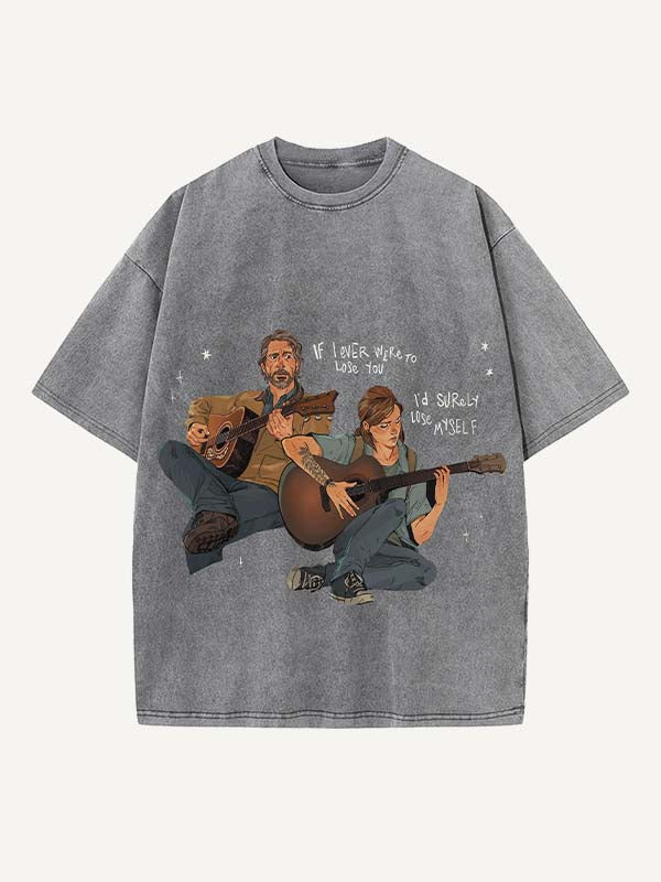 The Last of Us Print Round Neck T-shirt