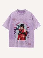 Carlos Sainz Print Round Neck T-shirt