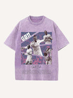 Gareth Bale Print Round Neck T-shirt