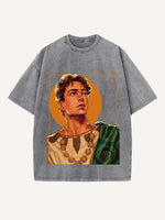 George Russell Print Round Neck T-shirt