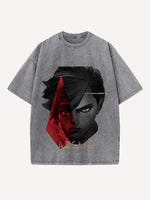 Arcane Print Round Neck T-shirt
