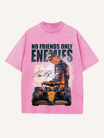 Oscar Piastri Print Round Neck T-shirt