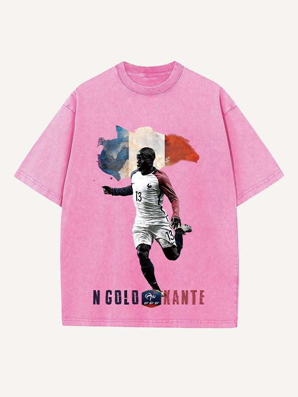 N'Golo Kanté Print Round Neck T-shirt