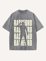 Marcus Rashford Print Round Neck T-shirt