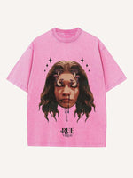 Euphoria Print Round Neck T-shirt