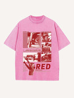 Carlos Sainz Print Round Neck T-shirt