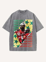 Sadio Mané Print Round Neck T-shirt