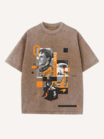 Oscar Piastri Print Round Neck T-shirt