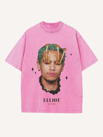 Euphoria Print Round Neck T-shirt