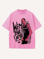 Victor Wembanyama Print Round Neck T-shirt