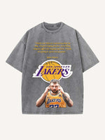 Luka Dončić Print Round Neck T-shirt